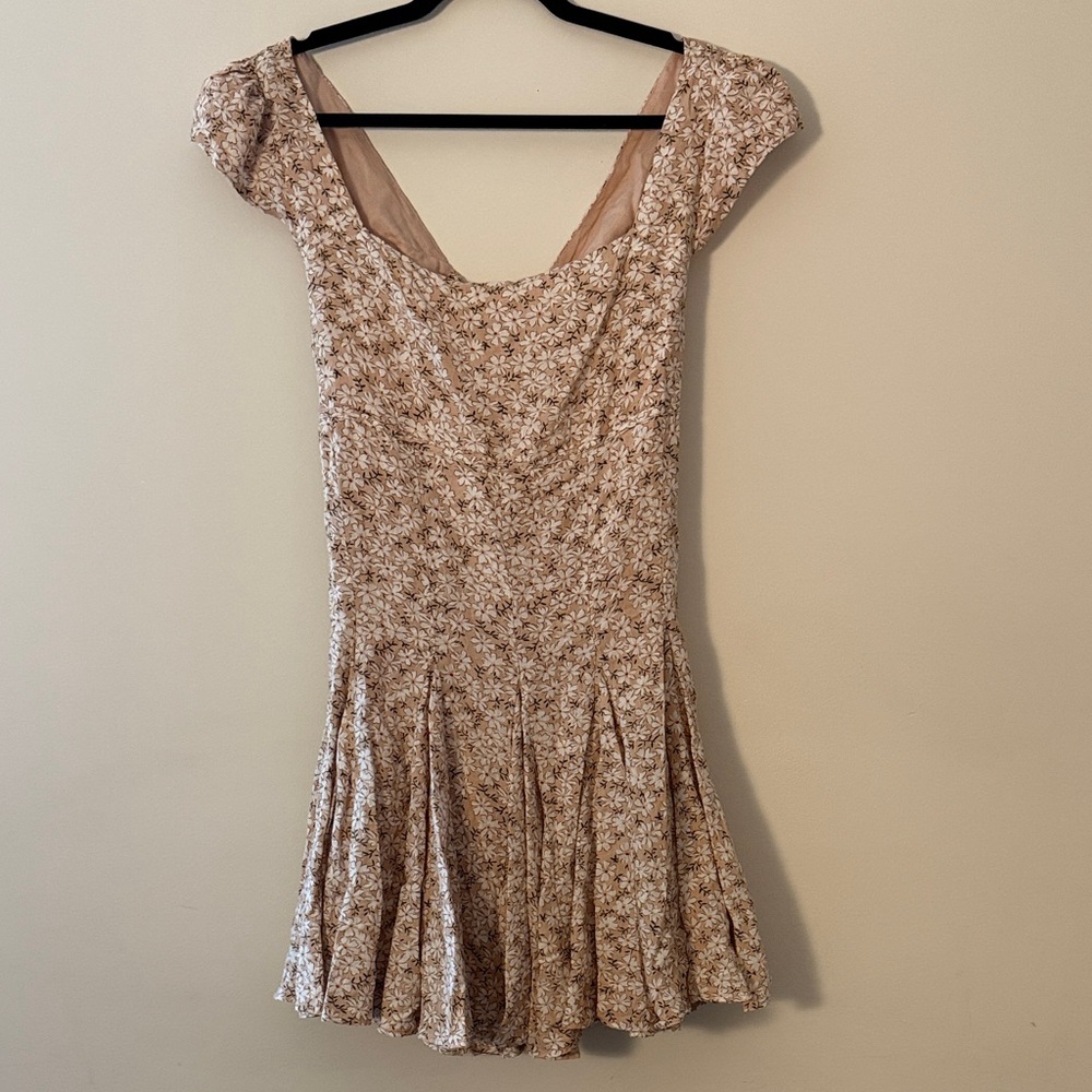 Fate Floral Cap Sleeve Mini Dress